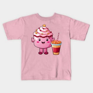 kawaii Ice cream  T-Shirt cute Candy food gilrl Kids T-Shirt